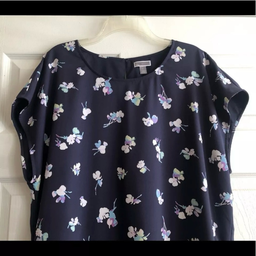 Caslon (Nordstrom) floral print shift dress spring summer sz XL - Picture 2 of 13